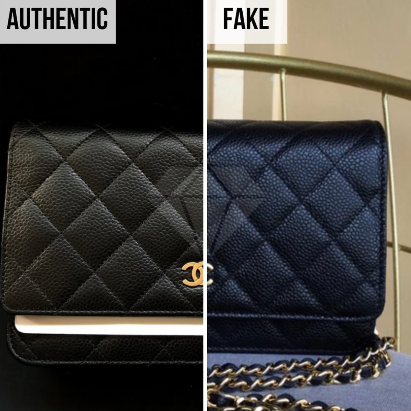 How To Spot The Fake Chanel Classic Mini Rectangle  Brands Blogger