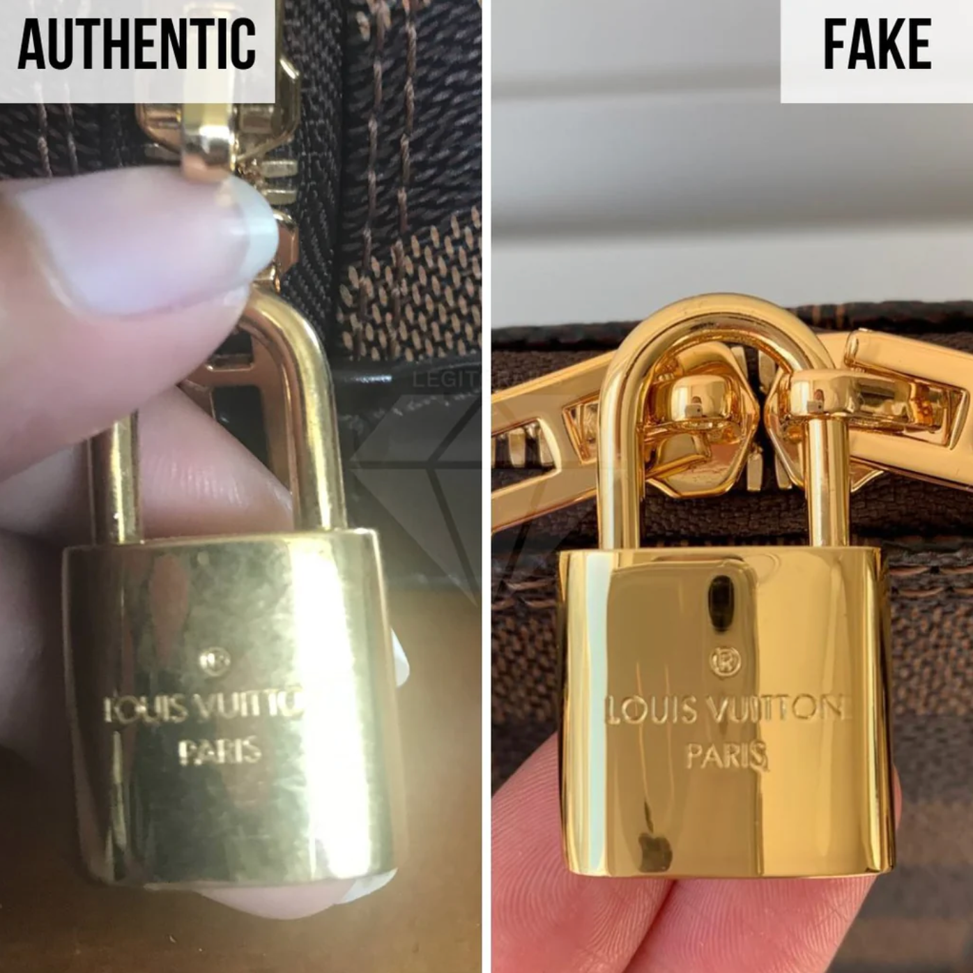 Fake vs Real LV  How to spot a fake Louis Vuitton Neverfull bag  YouTube
