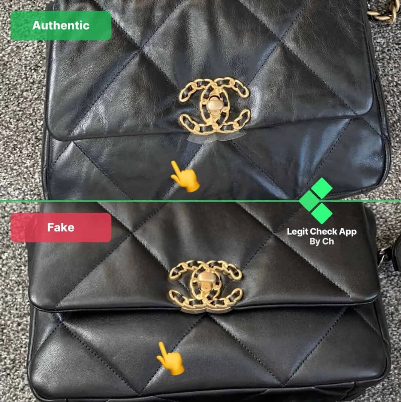 Soi đồ hiệu: 7 mẹo nhỏ để phân biệt Chanel 19 Bag real và fake – LUXITY