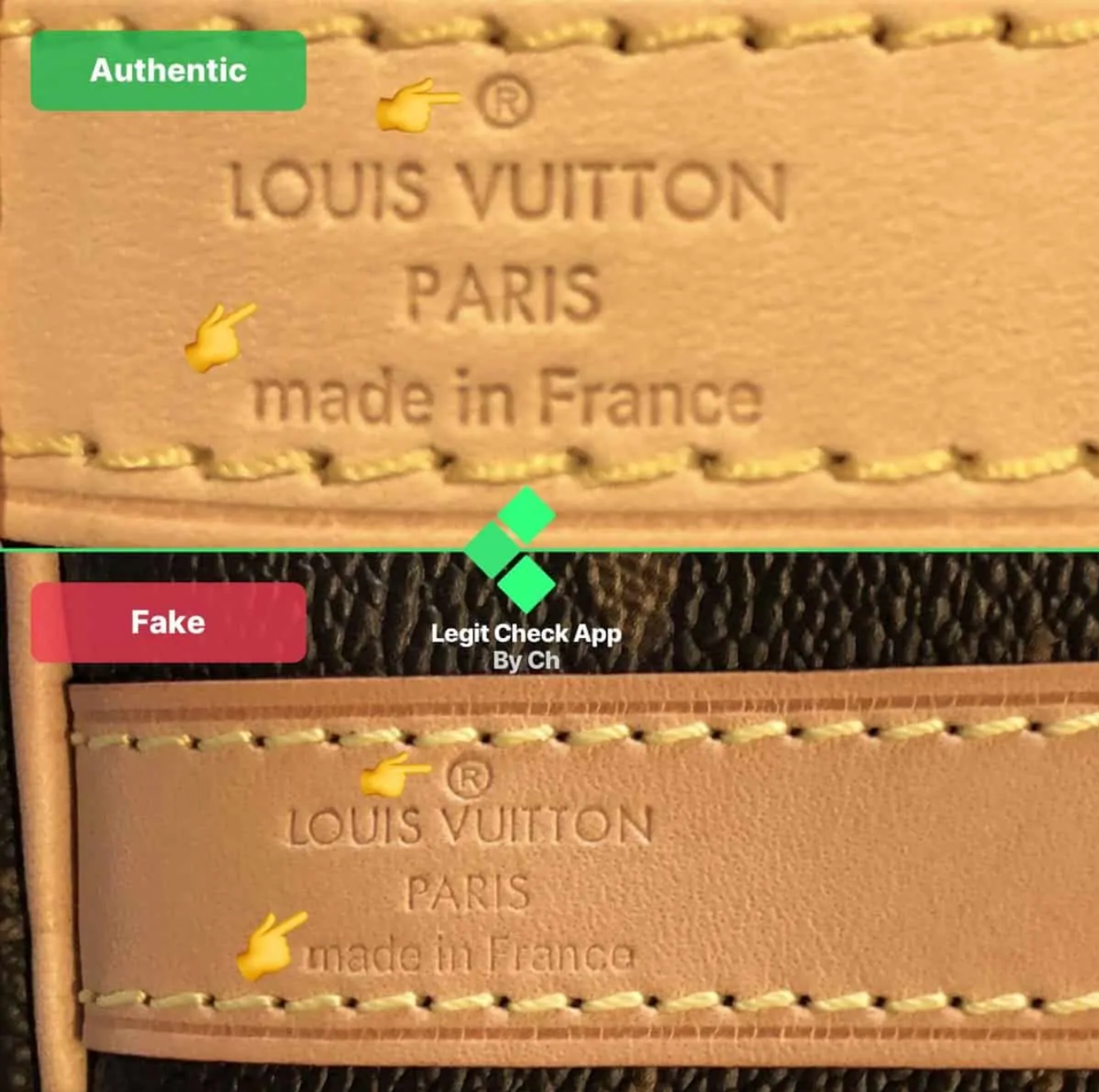 Phân biệt túi Louis Vuitton Multi Pochette Accessoires Authentic vs Fake   Centimetvn