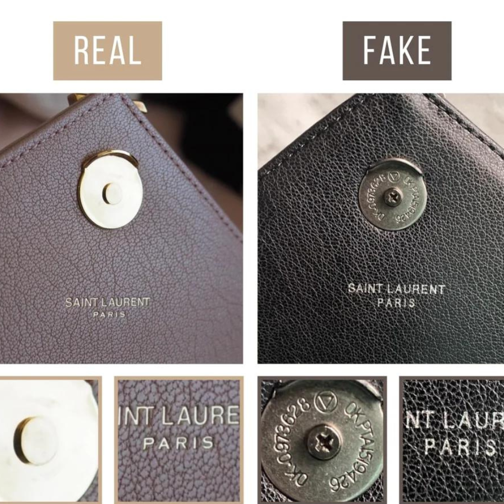 Hinh anh 6: Legitcheck: Nhung meo nho giup ban phan biet Saint Laurent College Bag real va fake