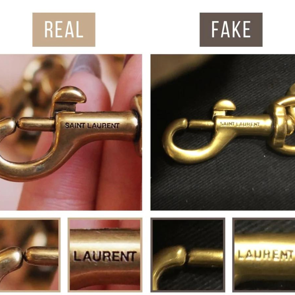 Hinh anh 5: Legitcheck: Nhung meo nho giup ban phan biet Saint Laurent College Bag real va fake