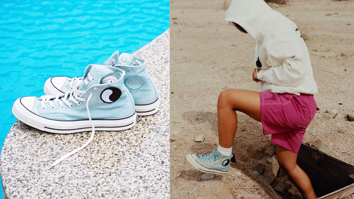 Hinh anh 1: Stussy ra mat phien ban Converse Chuck 70 Hi