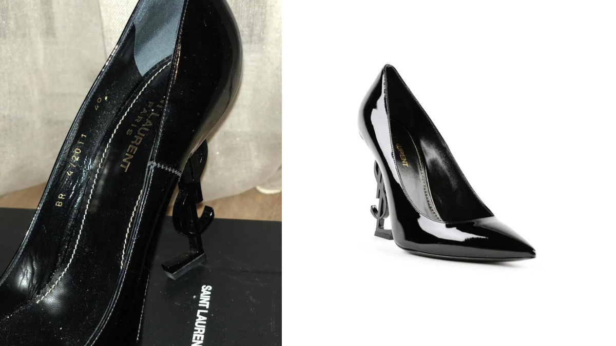 Hinh anh 7: Legitcheck: Nhung meo nho giup ban phan biet Saint Laurent Opyum Heels real va fake