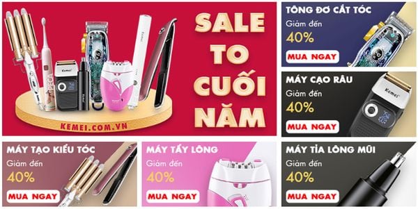 Danh mục sản phẩm Kemei Official Store