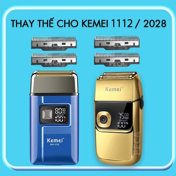 Lưỡi thay thế máy cạo râu Kemei KM-1112 và máy cạo râu KM-2026