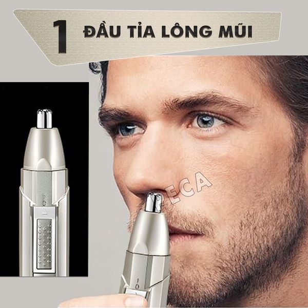 Máy tỉa lông mũi đa năng 3in1 Kemei KM-315