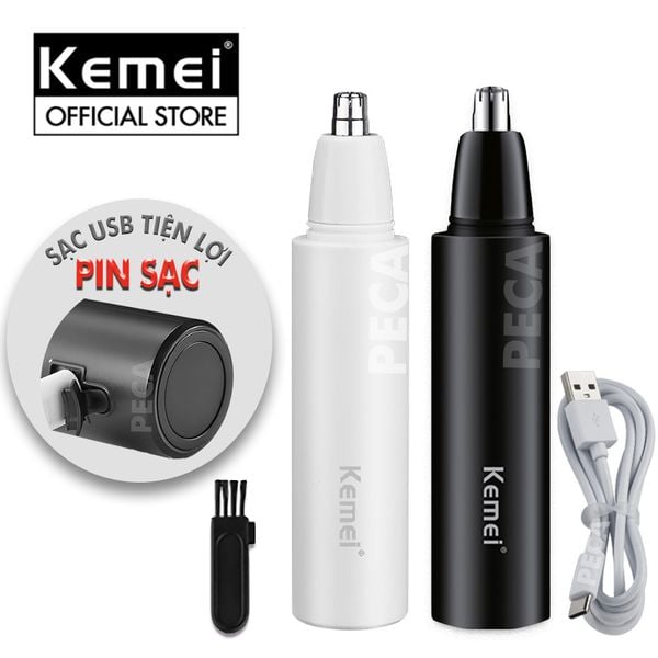 máy tỉa lông mũi pin sạc Kemei KM-X4 tiện lợi