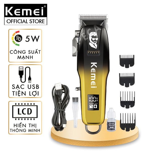tông đơ cắt tóc chuyên nghiệp Kemei KM-709A