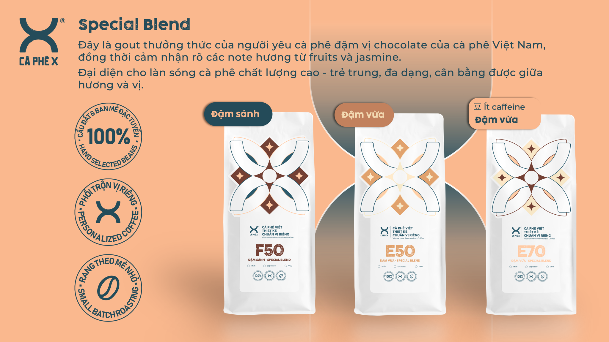 Special Blend • Hand-selected small batch roast - Mẻ rang nhỏ đặc tuyển