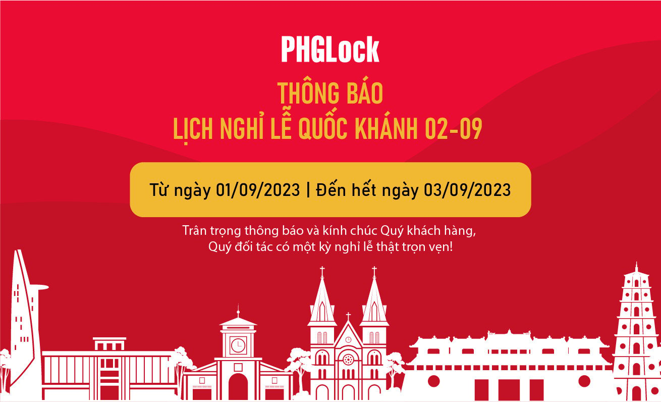 THÔNG BÁO LỊCH NGHỈ LỄ QUỐC KHÁNH 02-09