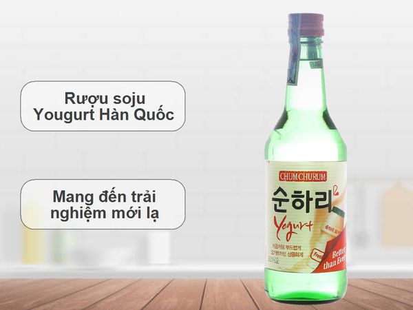 rượu soju hương yougurt