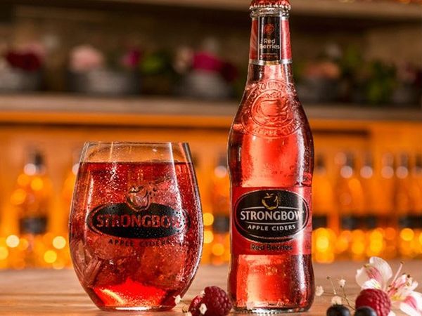 rượu strongbow red berries dâu đỏ