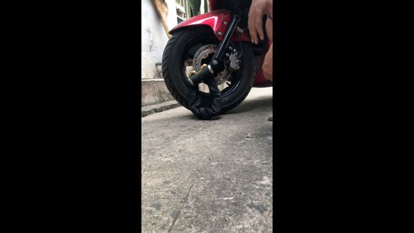 NKX Lock | Unbox khóa đĩa chữ U và dây xích siêu cứng chống trộm xe máy