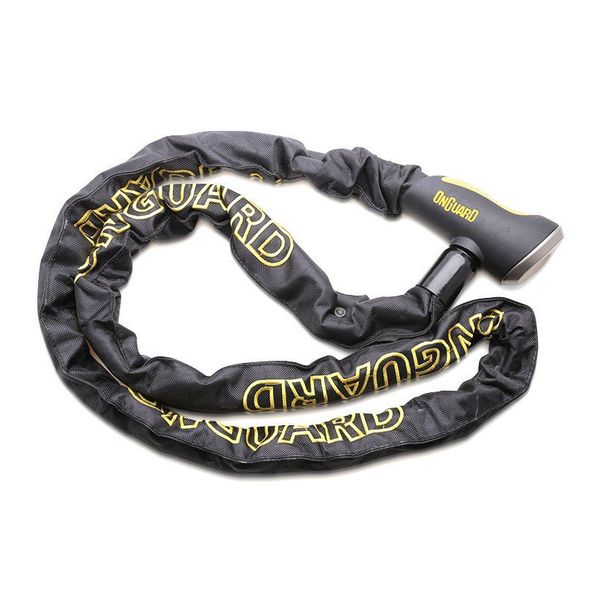 Trên xe khóa chữ O dây xích OnGuard 8021 !