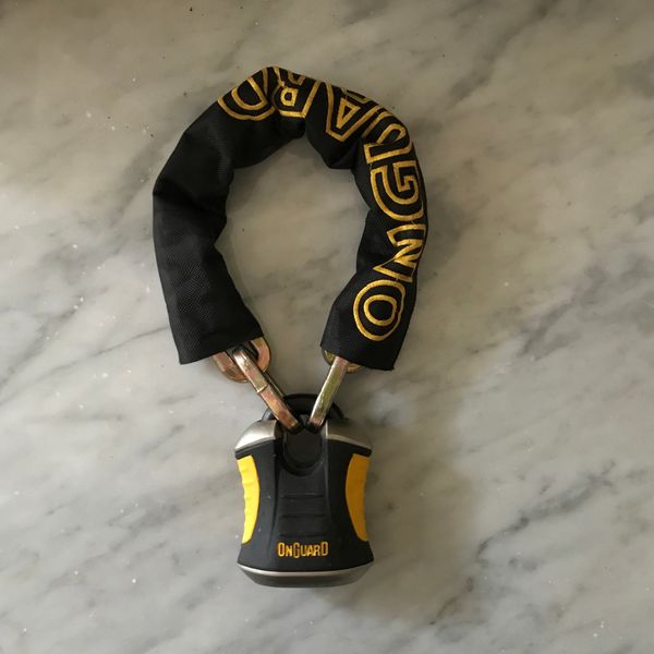 NKX Lock | Trên tay sợi khóa dây xích 10mm dài 50cm chống trộm xe máy OnGuard 8021-8101-50