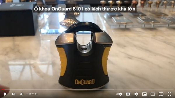 NKX Lock | Review ổ khóa chống trộm OnGuard 8101