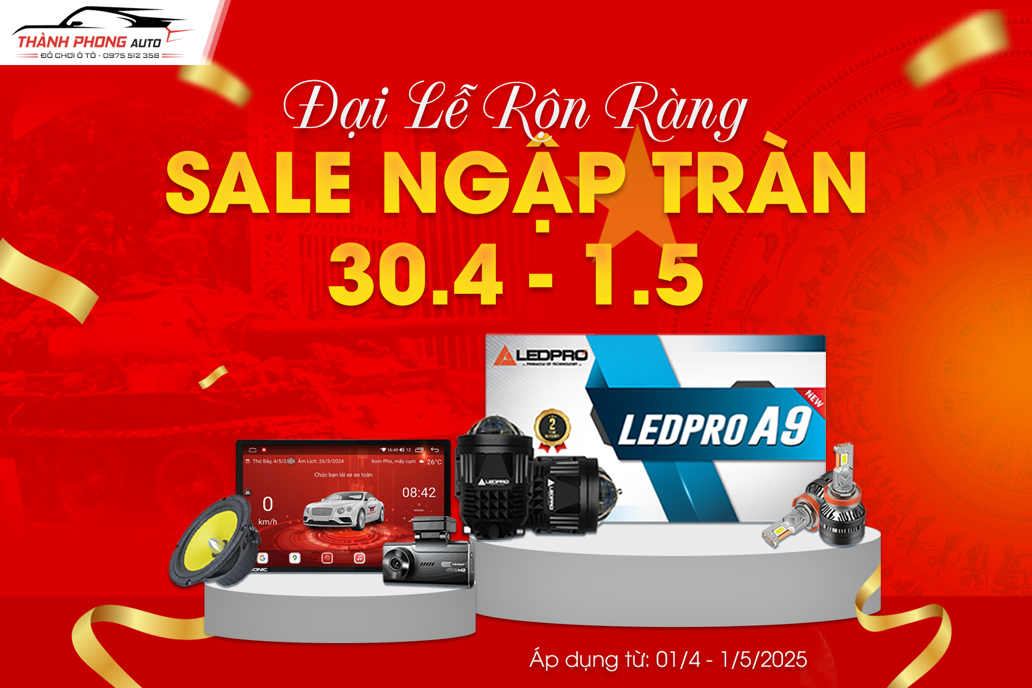 🎉 ĐẠI LỄ RỘN RÀNG - SALE NGẬP TRÀN TẠI THÀNH PHONG AUTO 🎉