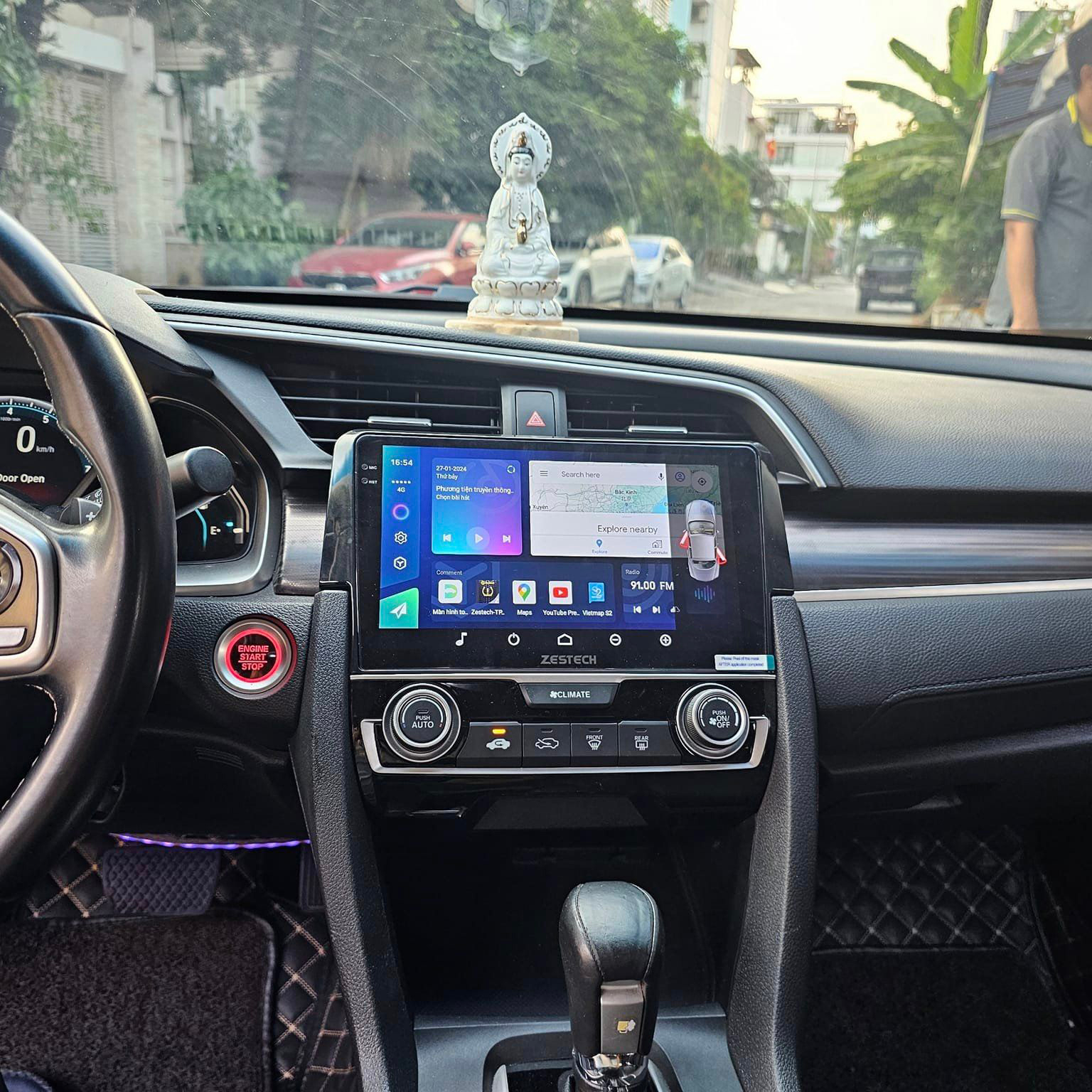 Màn hình DVD Android Zestech ZX10 cho xe Honda Civic 2018 – 2019