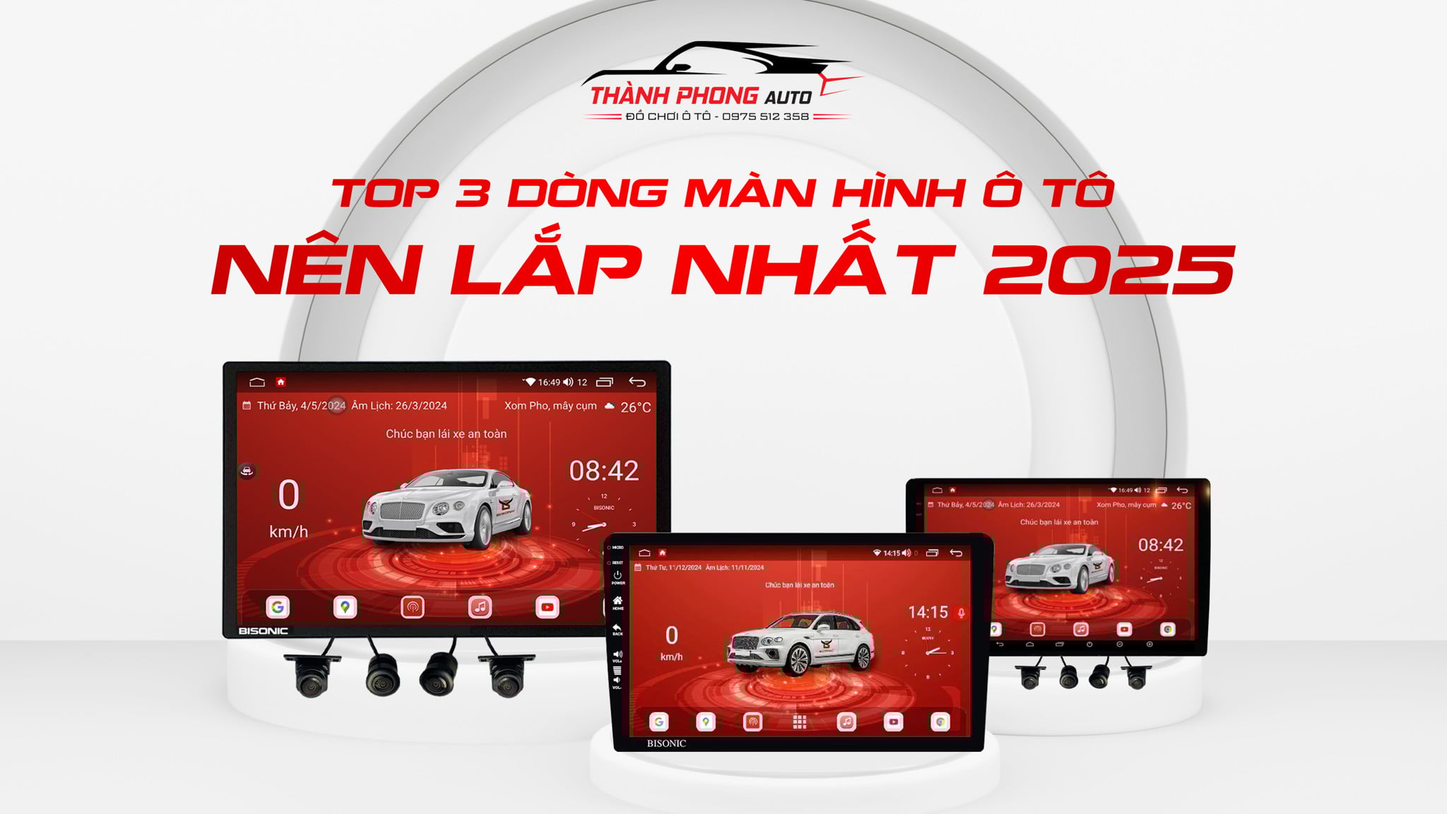 Màn hình Android ô tô chính hãng 2024