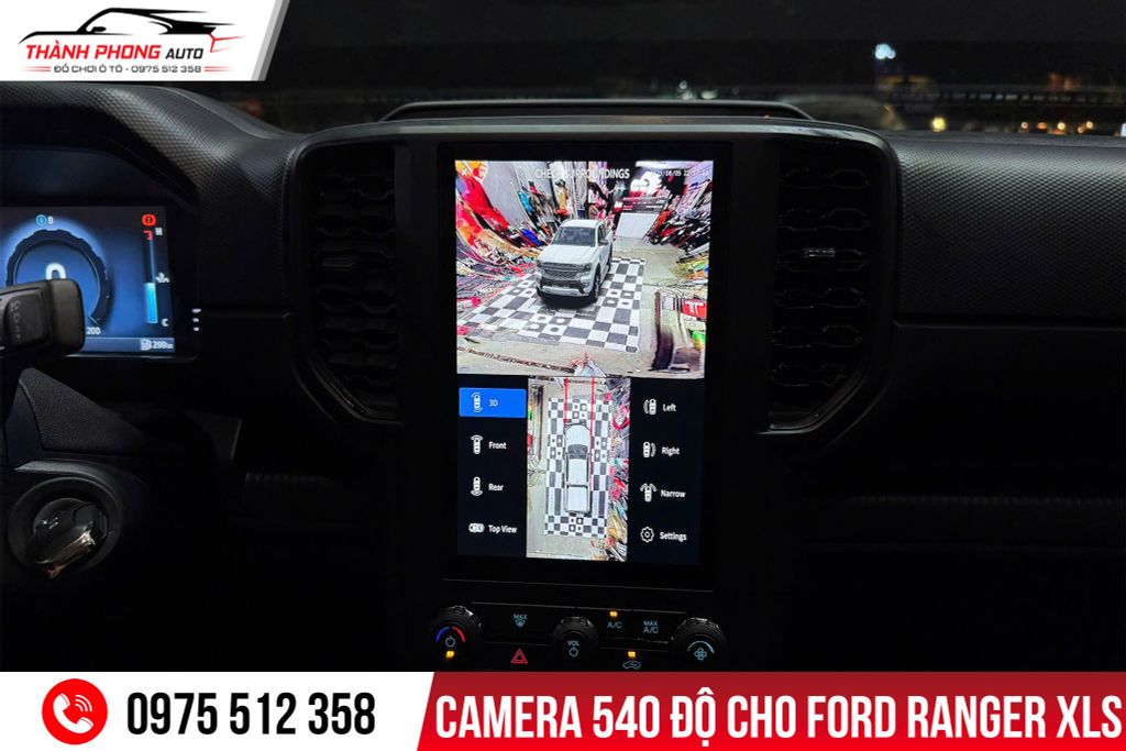 Camera 540 độ cho xe Ford Ranger XLS