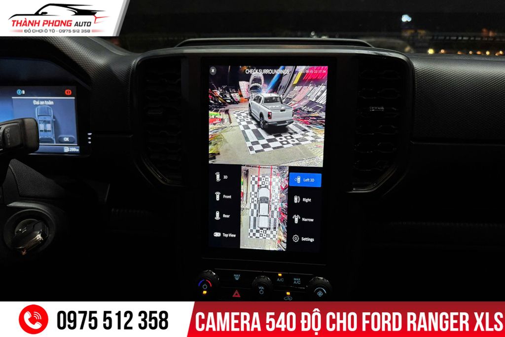 Camera 540 độ cho xe Ford Ranger XLS