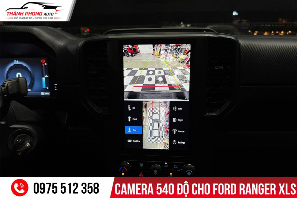 Camera 540 độ cho xe Ford Ranger XLS