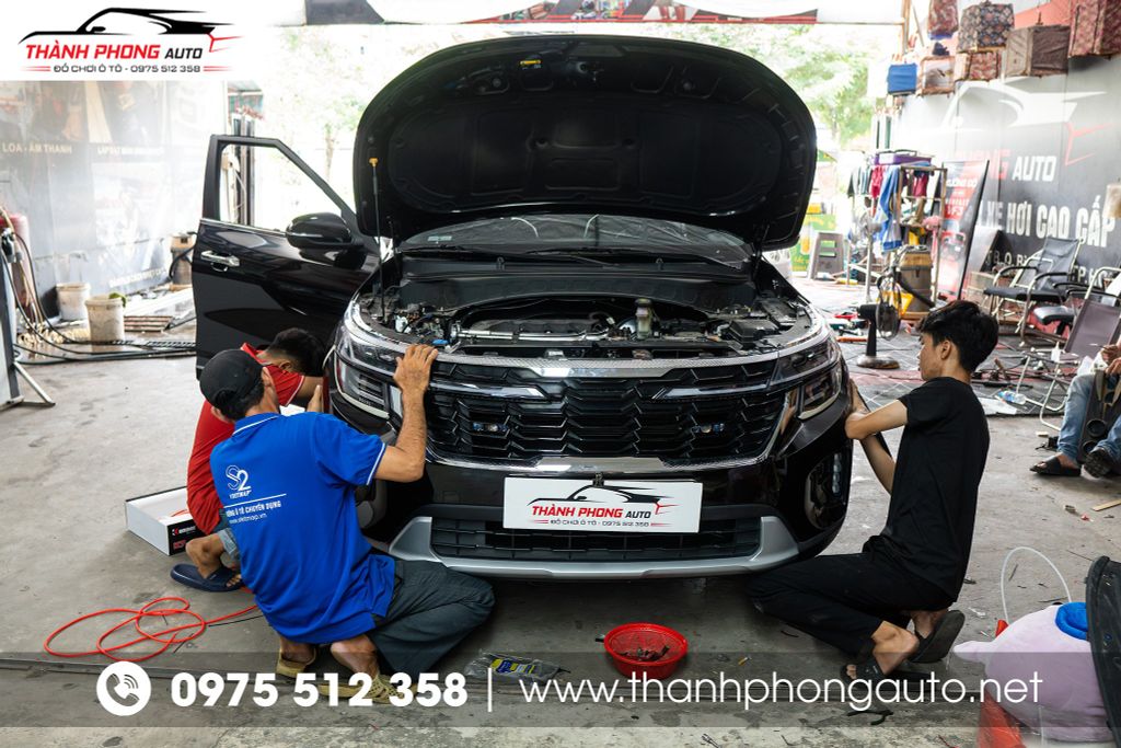 quy trình lắp đặt đèn trợ sáng aozoom ex3