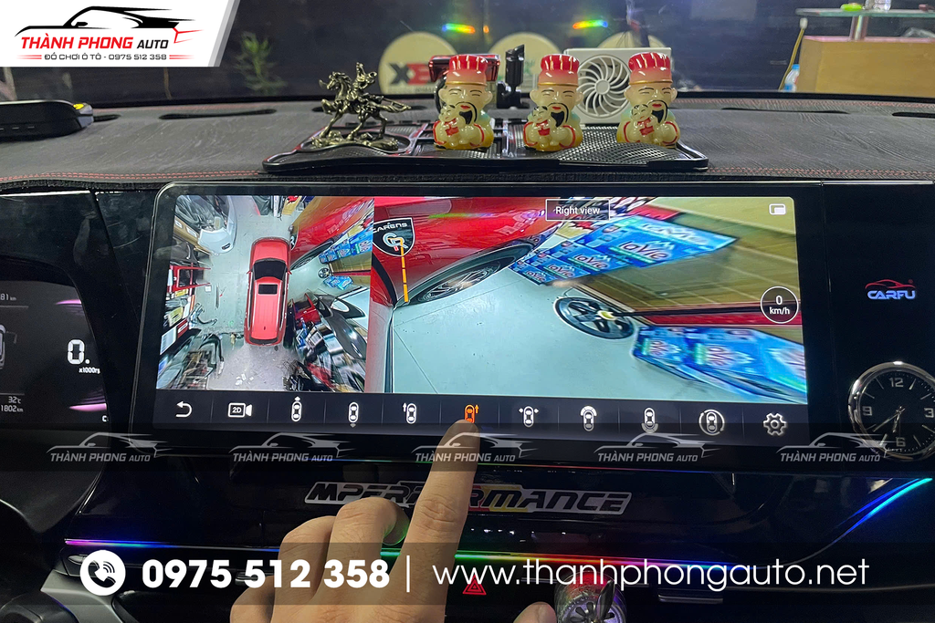 Camera 360 của màn hình S8 Plus Carfu