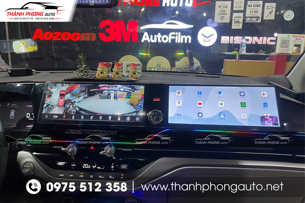 Camera 360 của màn hình S8 Plus Carfu