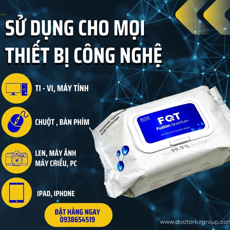 KHĂN ƯỚT CỒN NHẬP KHẨU CAO CẤP FQT, TRỢ THỦ KHÔNG THỂ THIẾU TRONG GIA ĐÌNH