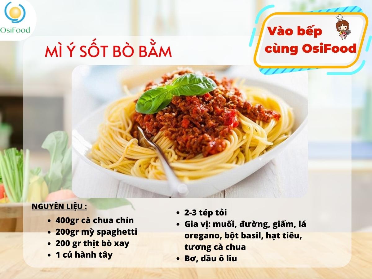 Cách nấu Mì Ý sốt bò bằm đơn giản nhất