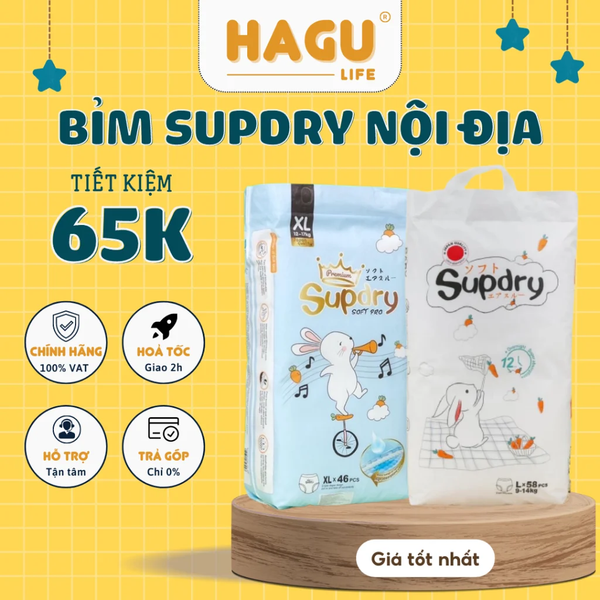 Giá bỉm Supdry tại thị trường Việt Nam