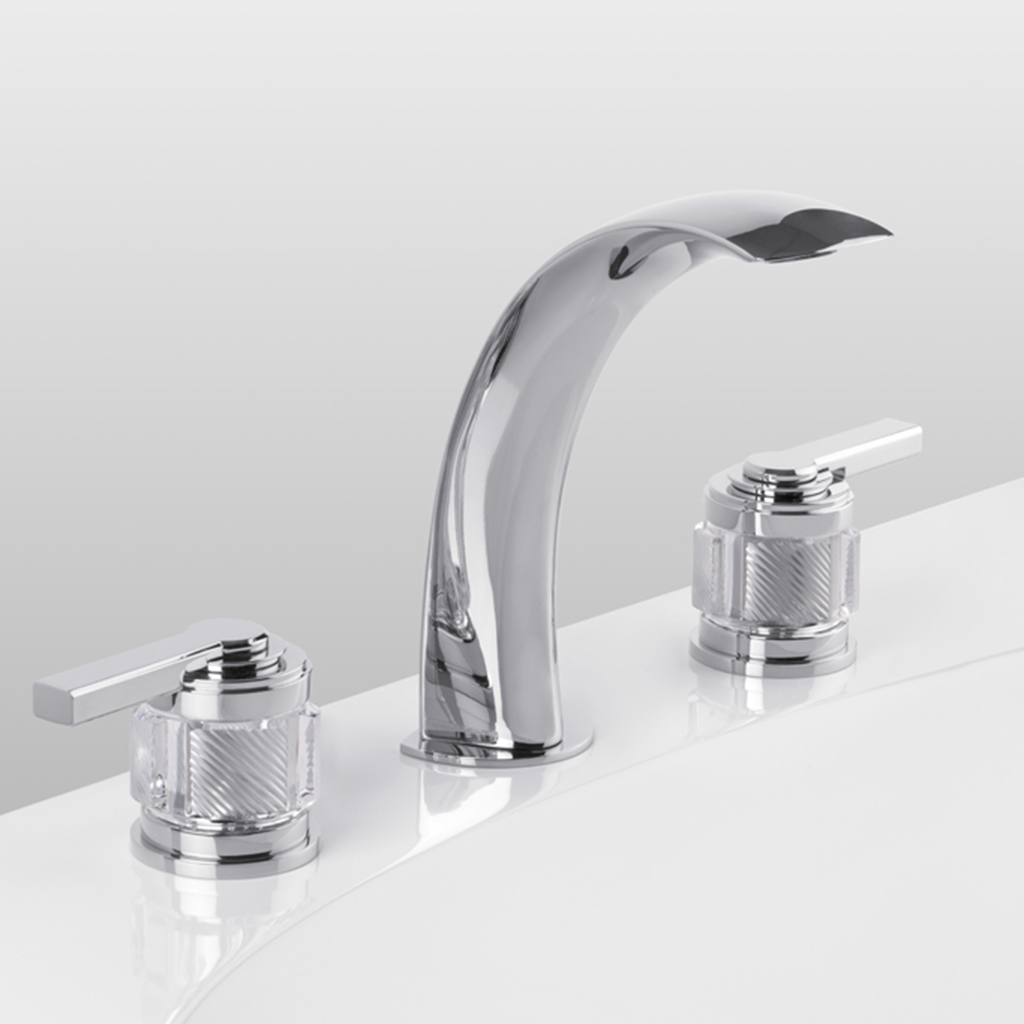 Chester Luxe Diagonal Crystal Lever