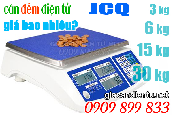 Cân đếm điện tử JCQ 3kg 6kg 15kg 30kg giá bao nhiêu?