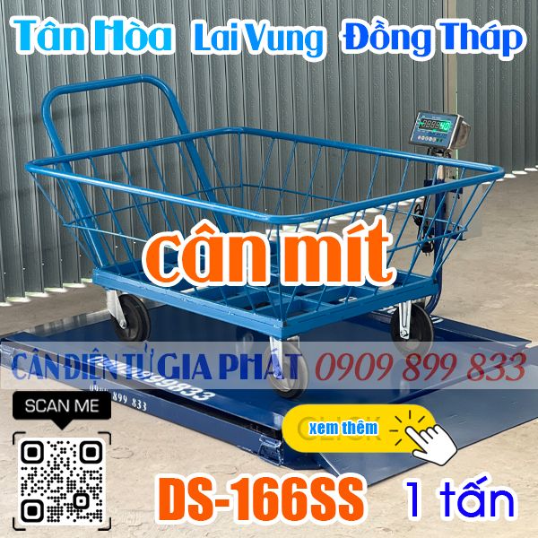 Cân điện tử cân mít DS-166SS 500kg 1 tấn ở Lai Vung Đồng Tháp - Vựa mít Tấn Quốc