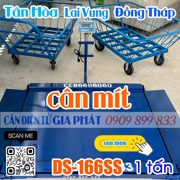 Cân điện tử cân mít DS-166SS 500kg 1 tấn ở Lai Vung Đồng Tháp - Vựa mít Tấn Quốc