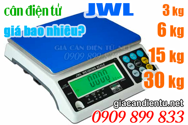Cân điện tử JWL 3kg 6kg 15kg 30kg giá bao nhiêu?