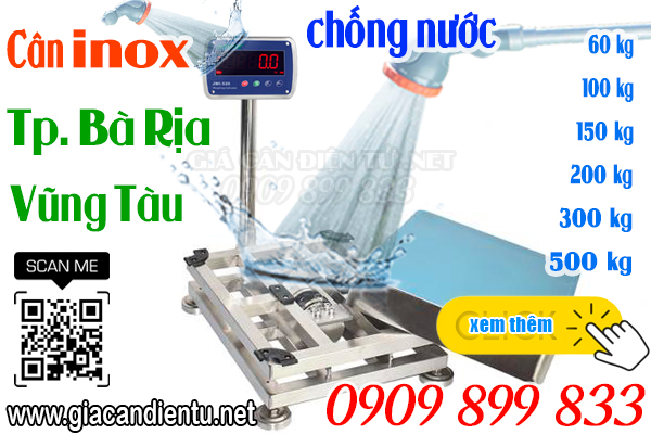Cân điện tử ở Bà Rịa Vũng Tàu - cân điện tử chống nước JWI-520 60kg 100kg 150kg 200kg 300kg