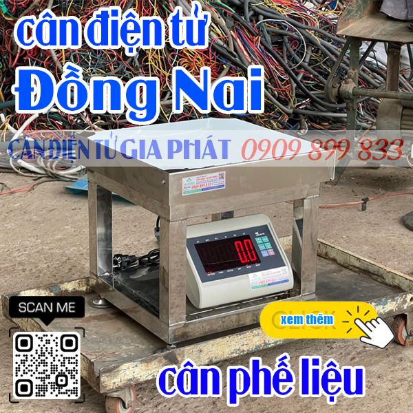 Cân điện tử ở Đồng Nai - cân phế liệu T7E 200kg 300kg 500kg