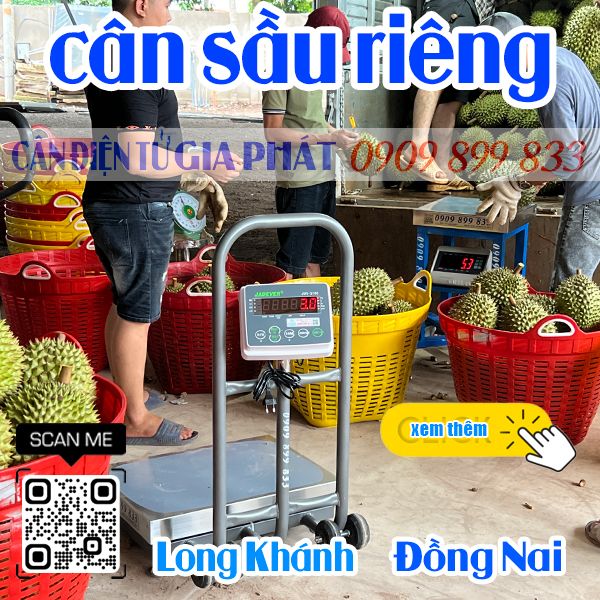 Cân điện tử ở Long Khánh Đồng Nai - cân điện tử cân sầu riêng - Vựa trái cây Hoàng Mai