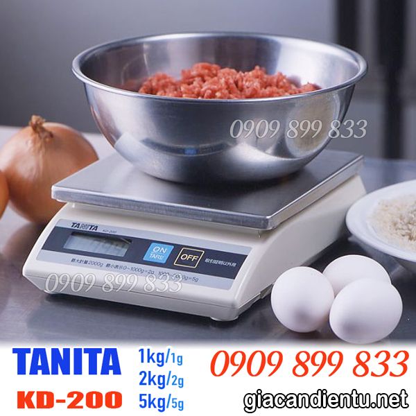 Cân điện tử Tanita KD200 1kg 2kg 5kg cân nhà bếp cân làm bánh