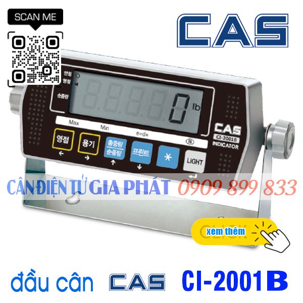 Cas CI-2001B - đầu cân điện tử Cas CI-2001B - sửa cân điện tử Cas Korea