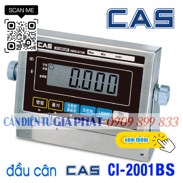 Cas CI-2001BS - đầu cân điện tử Cas CI-2001BS - sửa cân điện tử Cas