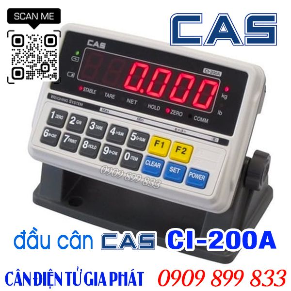 Đầu cân điện tử Cas CI-200A - sửa cân điện tử Cas CI-200A