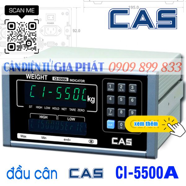 Cas CI-550A - đầu cân điện tử Cas CI-5500A - sửa cân điện tử Cas CI-5500A