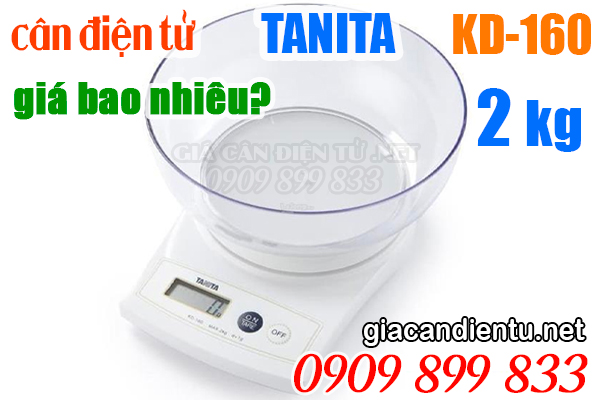 Cân điện tử Tanita KD-160 2kg giá bao nhiêu