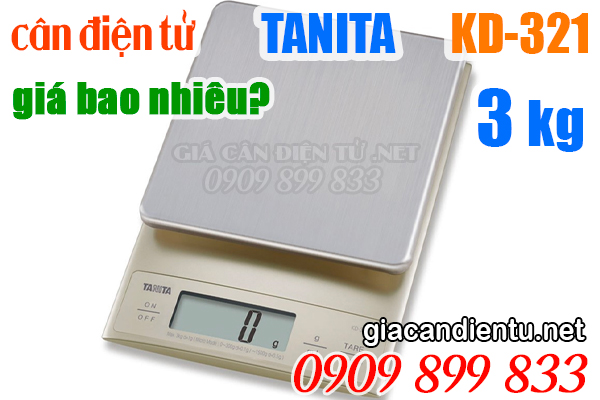 Giá cân điện tử Tanita KD321 3kg bao nhiêu?