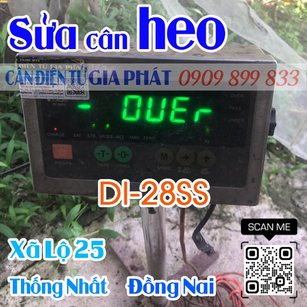 Sửa cân điện tử cân heo DI-28SS 500kg 1 tấn 2 tấn ở Xã Lộ 25 Thống Nhất Đồng Nai