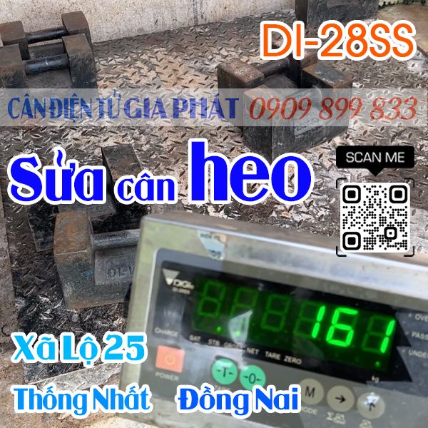 Sửa cân điện tử cân heo DI-28SS 500kg 1 tấn 2 tấn ở Xã Lộ 25, Thống Nhất, Đồng Nai